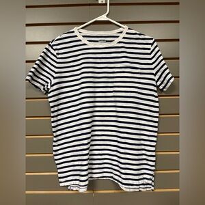 Nautica Women's Striped Navy and White Shirt, size XS